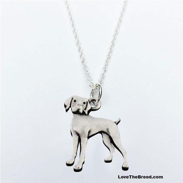 LoveTheBreed.com necklace German Shorthaired Pointer Charm Necklace