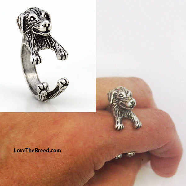 AliExpress Rings Golden Retriever Wrap Around 3D Ring FREE SHIPPING