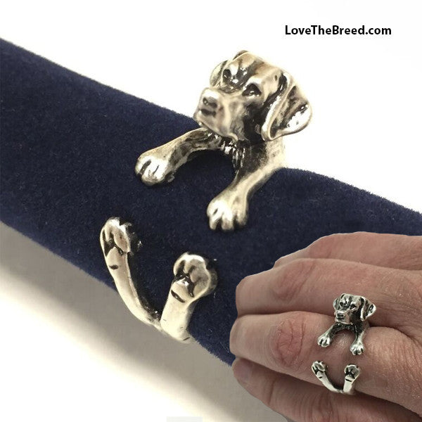 Labrador Wrap Around 3D Ring FREE SHIPPING