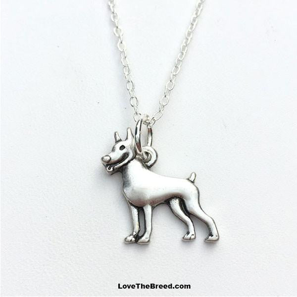 Miniature Pinscher Charm Necklace