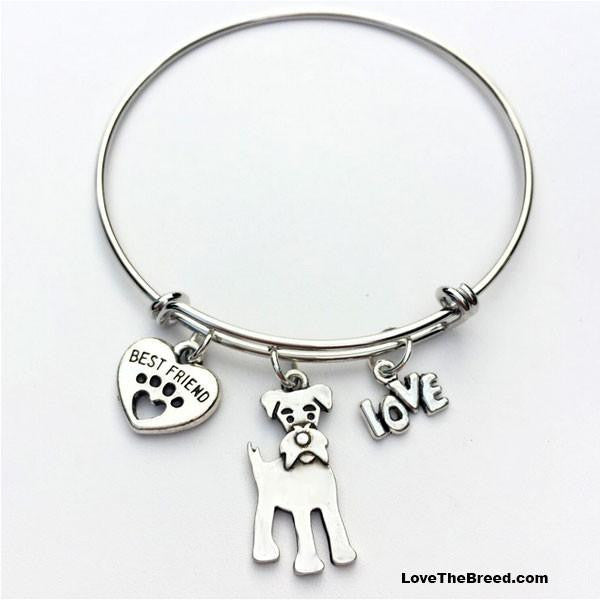 AliExpress Bracelet Schnauzer Best Friend Love Charm Bracelet
