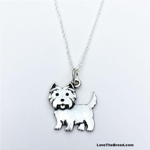 West Highland Terrier Charm Necklace