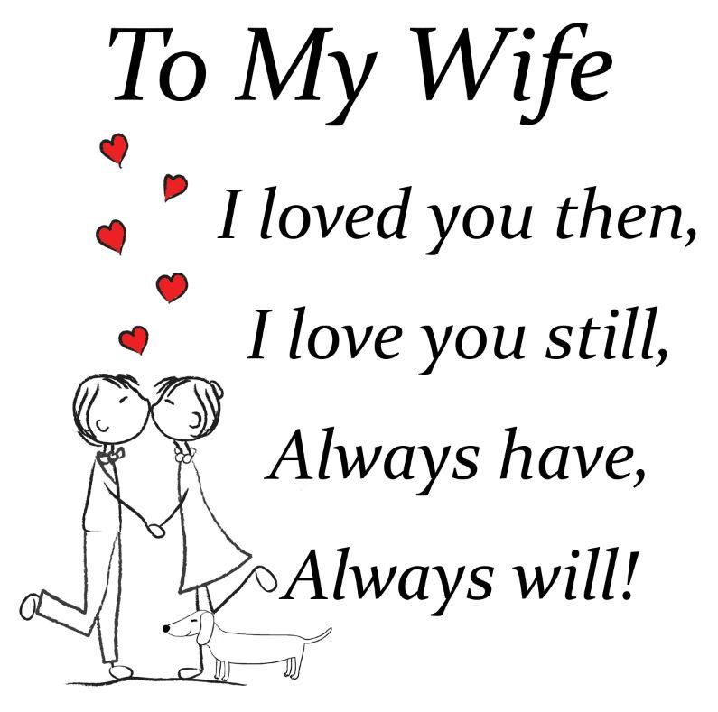 CustomCat Coffee Mug To My Wife I Love You Mug with Dachshund